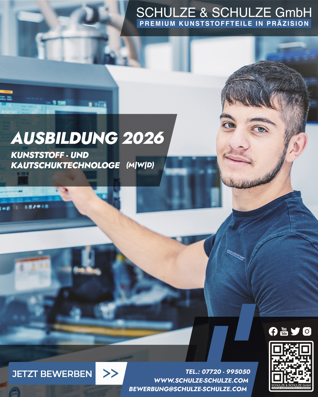 Azubi Kunststoff und Kautschuktechnologe 2025